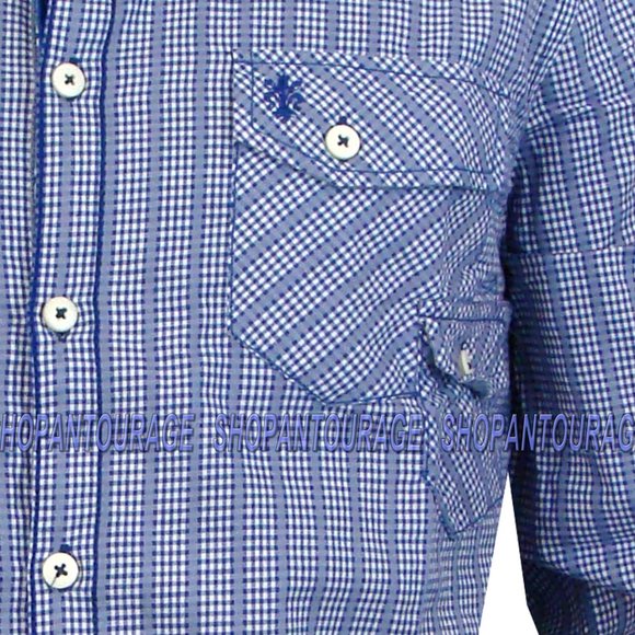 English Heroes EHW137 L/S Button Down Men`s Shirt - Picture 4 of 6